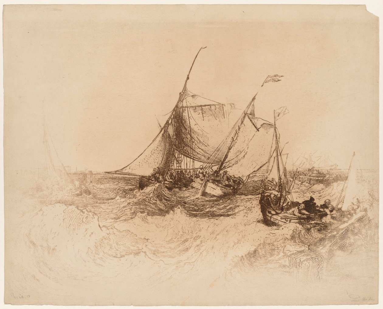 Molo di Calais da Francis Seymour Haden