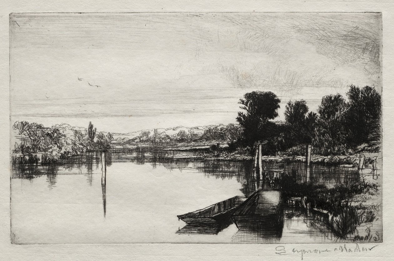 Egham, 1859 da Francis Seymour Haden