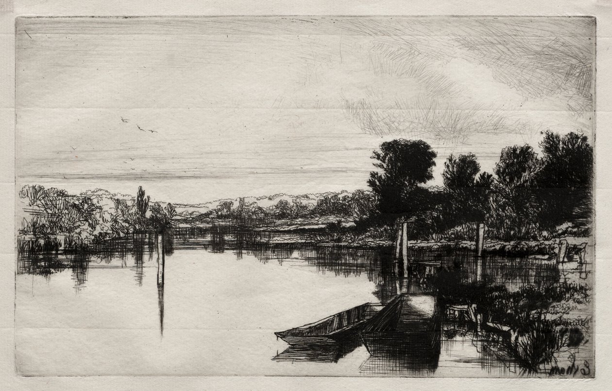 Egham, 1859 da Francis Seymour Haden