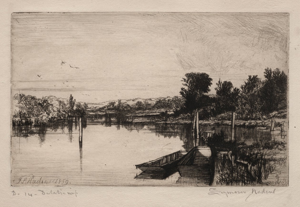 Egham, 1859 da Francis Seymour Haden