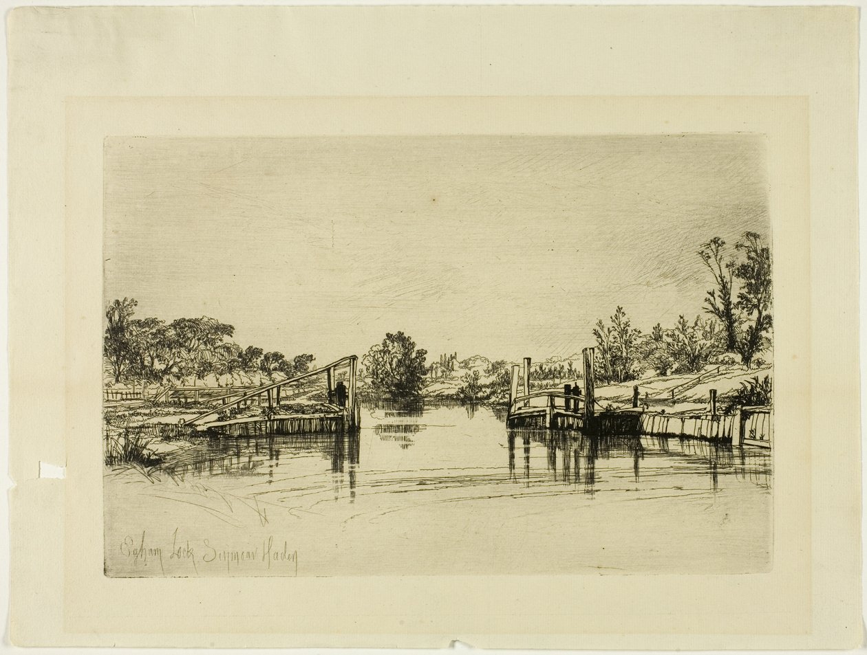 Chiusa di Egham da Francis Seymour Haden