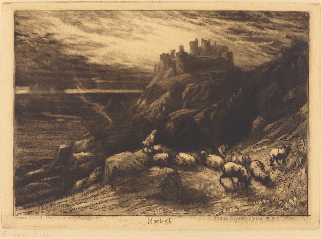 Harlech (No.2) da Francis Seymour Haden