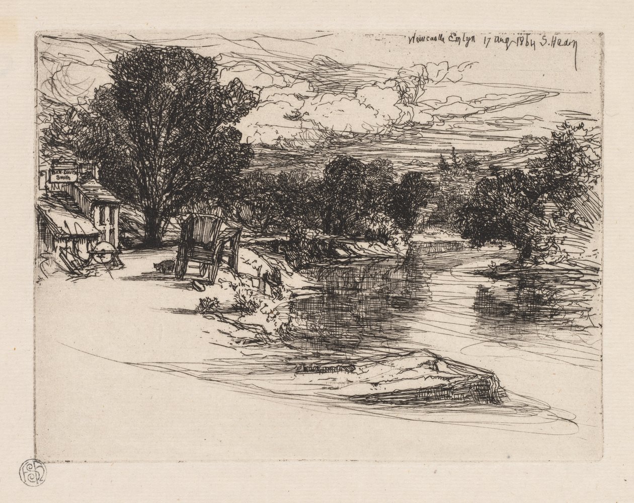 Casa degli Smyth da Francis Seymour Haden