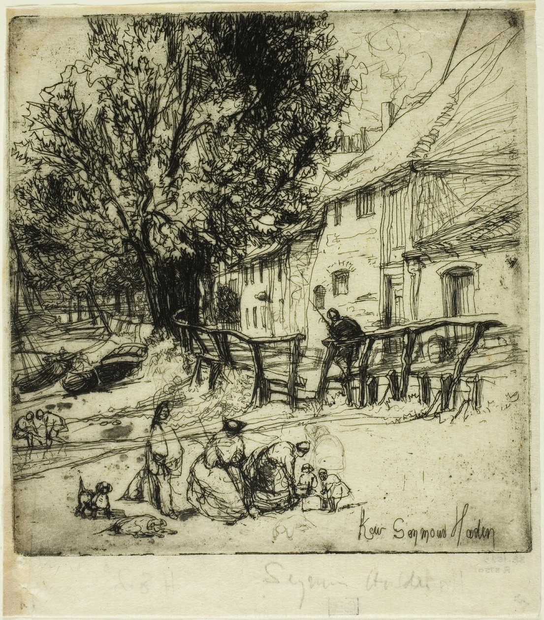 Lato di Kew, un frammento da Francis Seymour Haden
