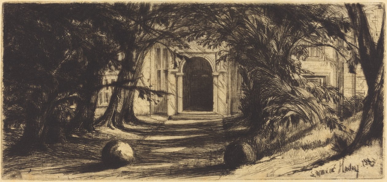 Mytton Hall (Lancashire) da Francis Seymour Haden