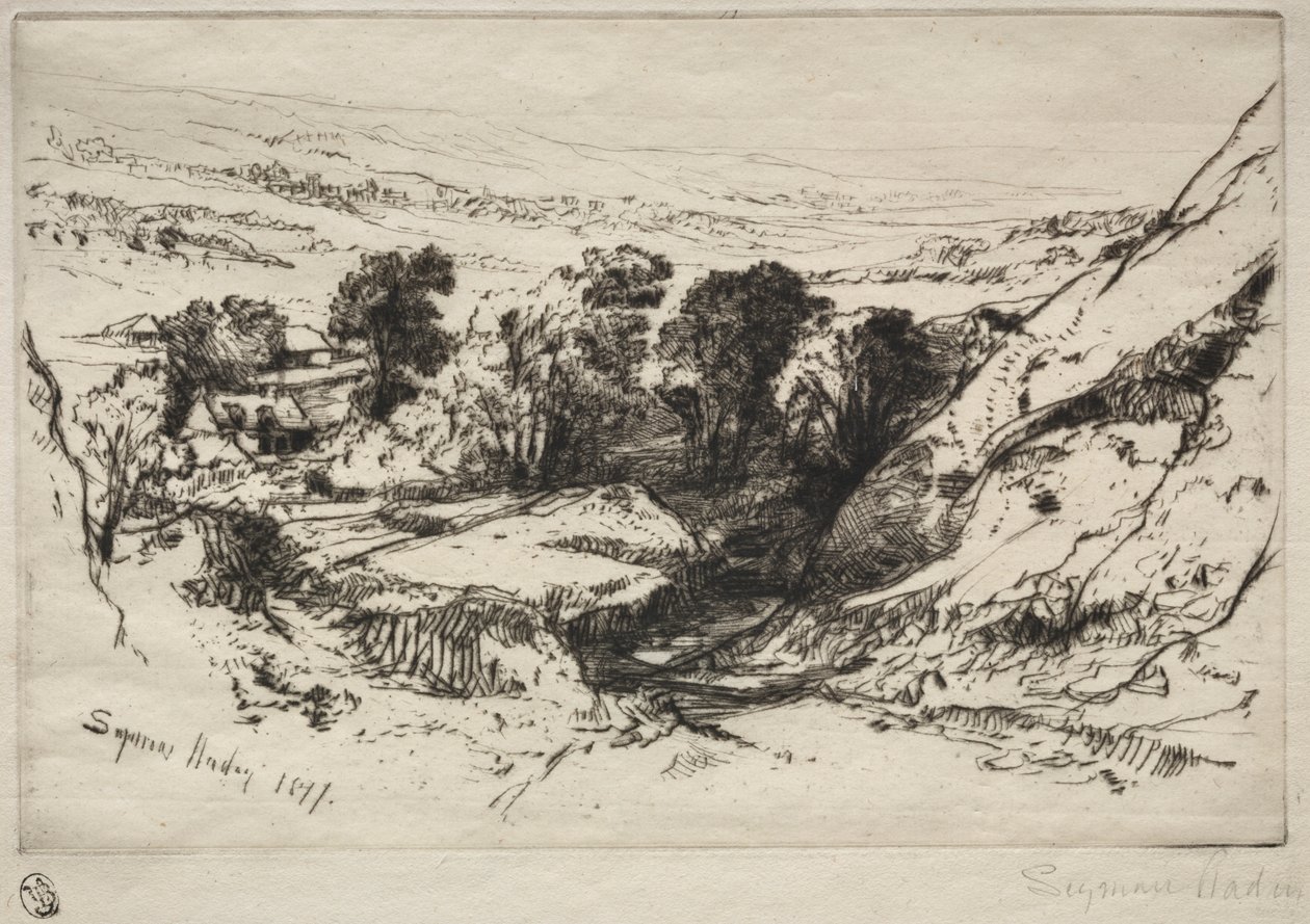 Nine Barrow Down da Francis Seymour Haden