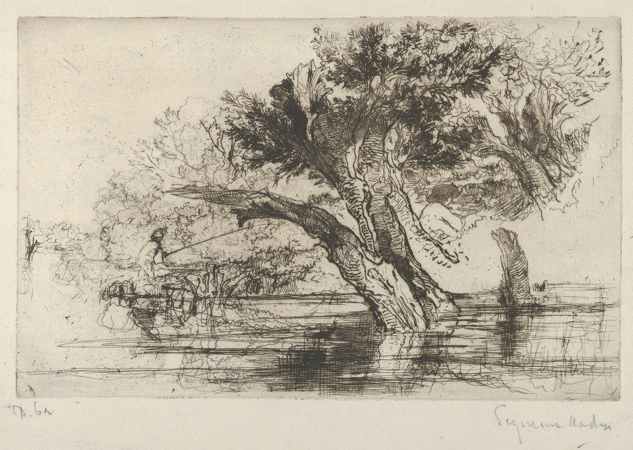 Penton Hook, 1864 da Francis Seymour Haden