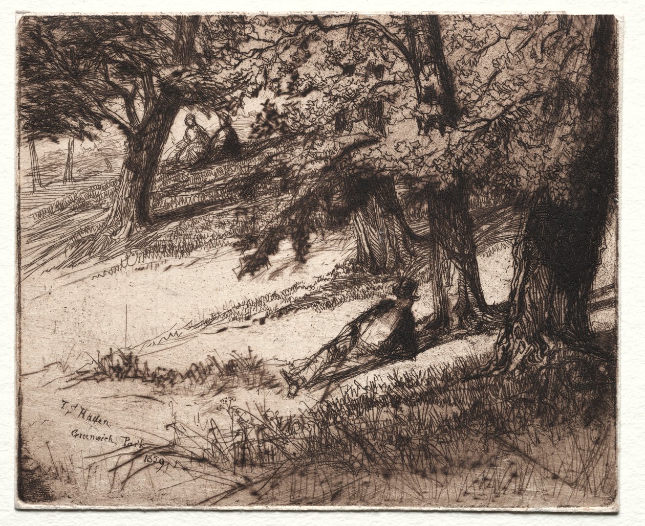 Sub Tegmine da Francis Seymour Haden