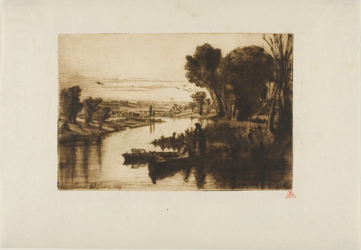 Pescatori del Tamigi, No. I da Francis Seymour Haden