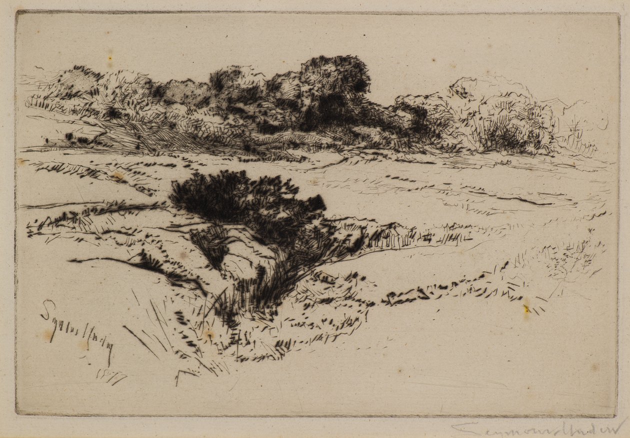Collina del Mulino a Vento No.2 da Francis Seymour Haden