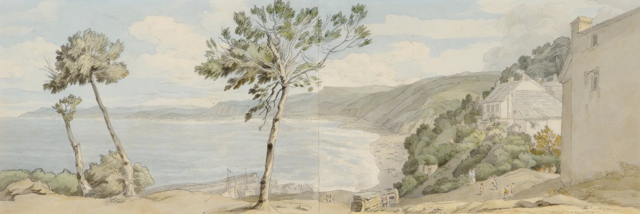 Clovelly da Francis Towne