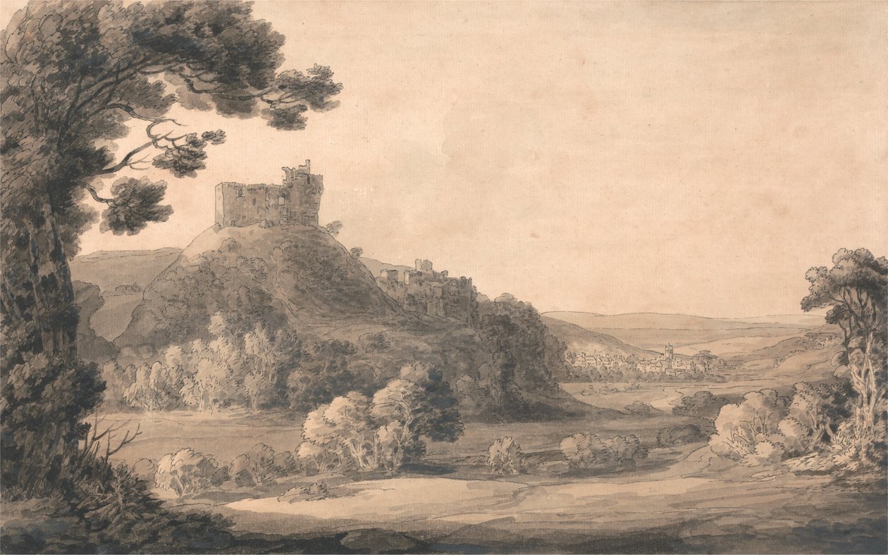 Castello di Oakhampton da Francis Towne