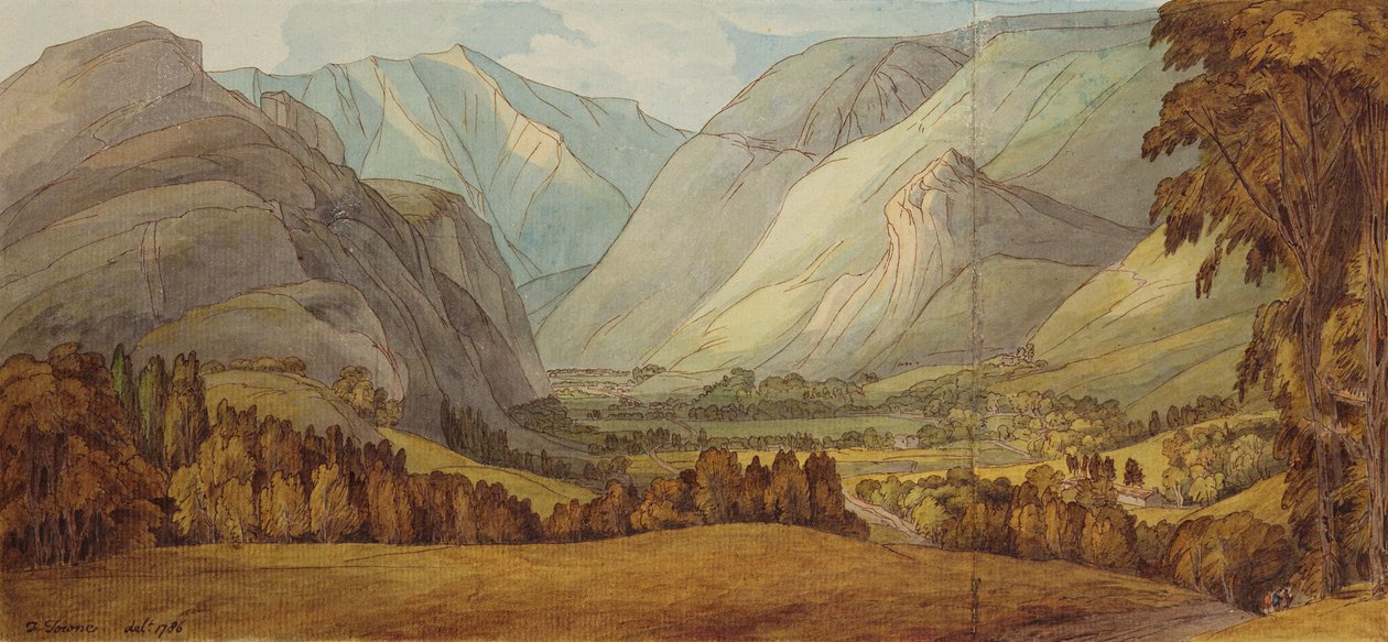 La valle di San Giovanni da Francis Towne