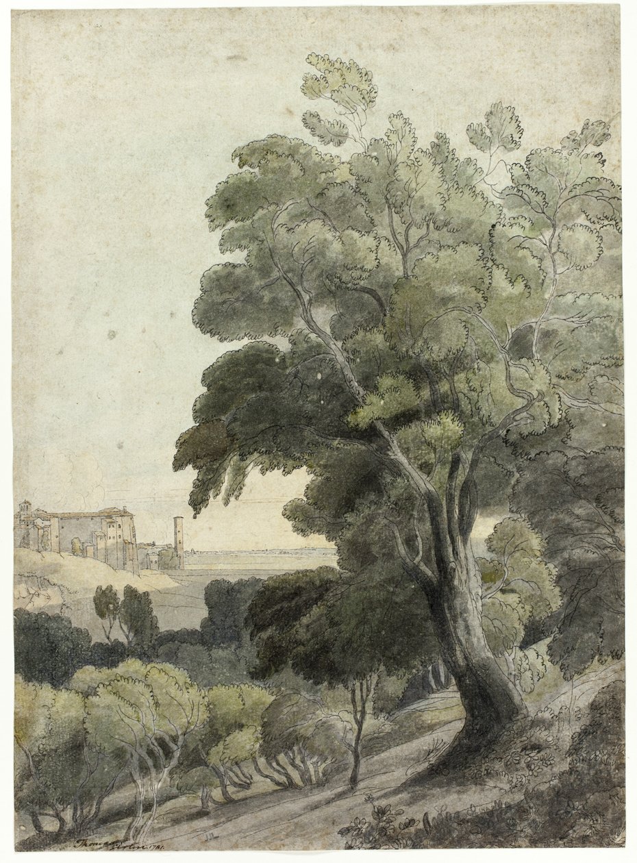 Tivoli, con Roma in Lontananza da Francis Towne