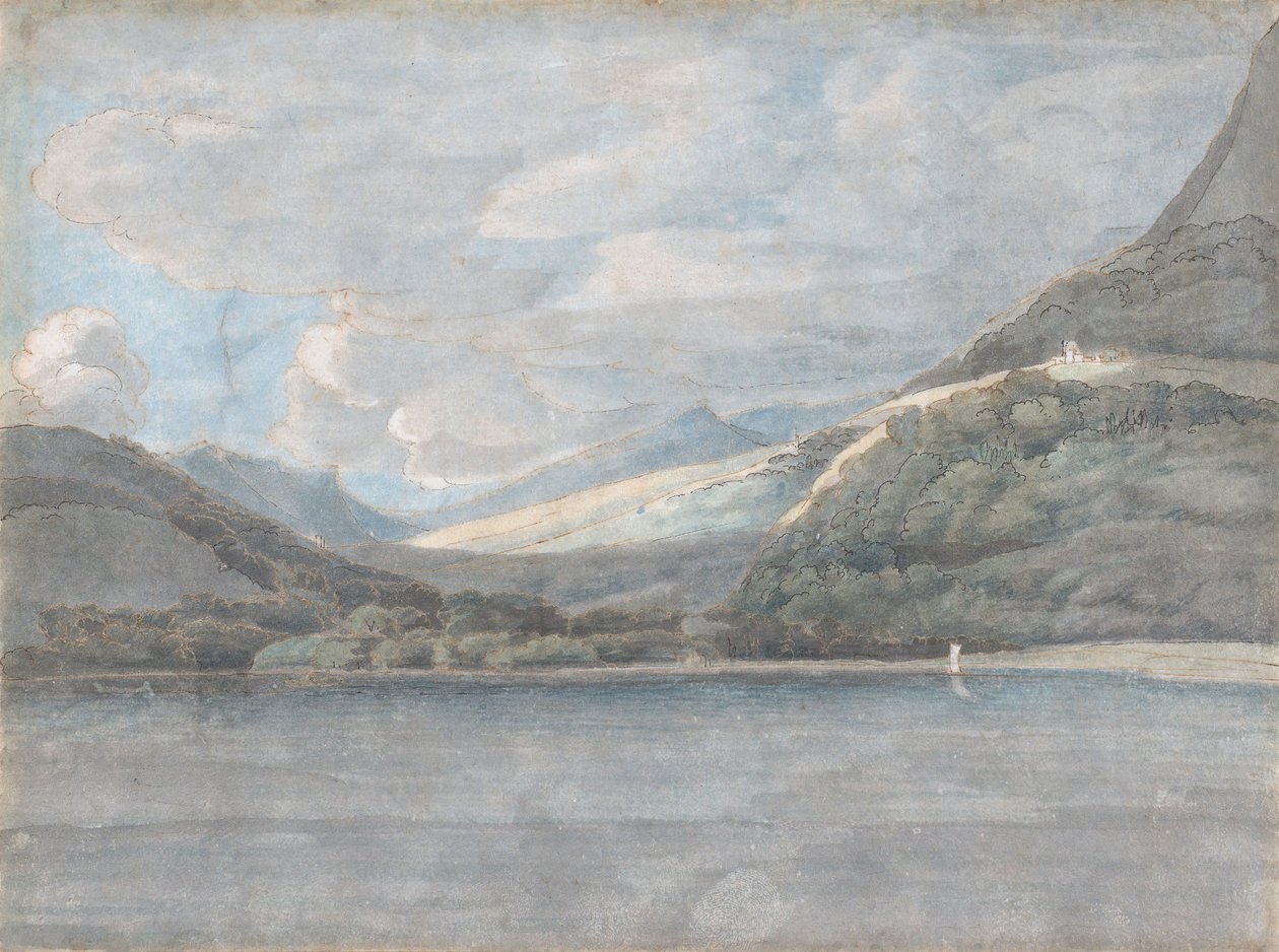 Vista del Lago di Como, 27 agosto 1781 da Francis Towne