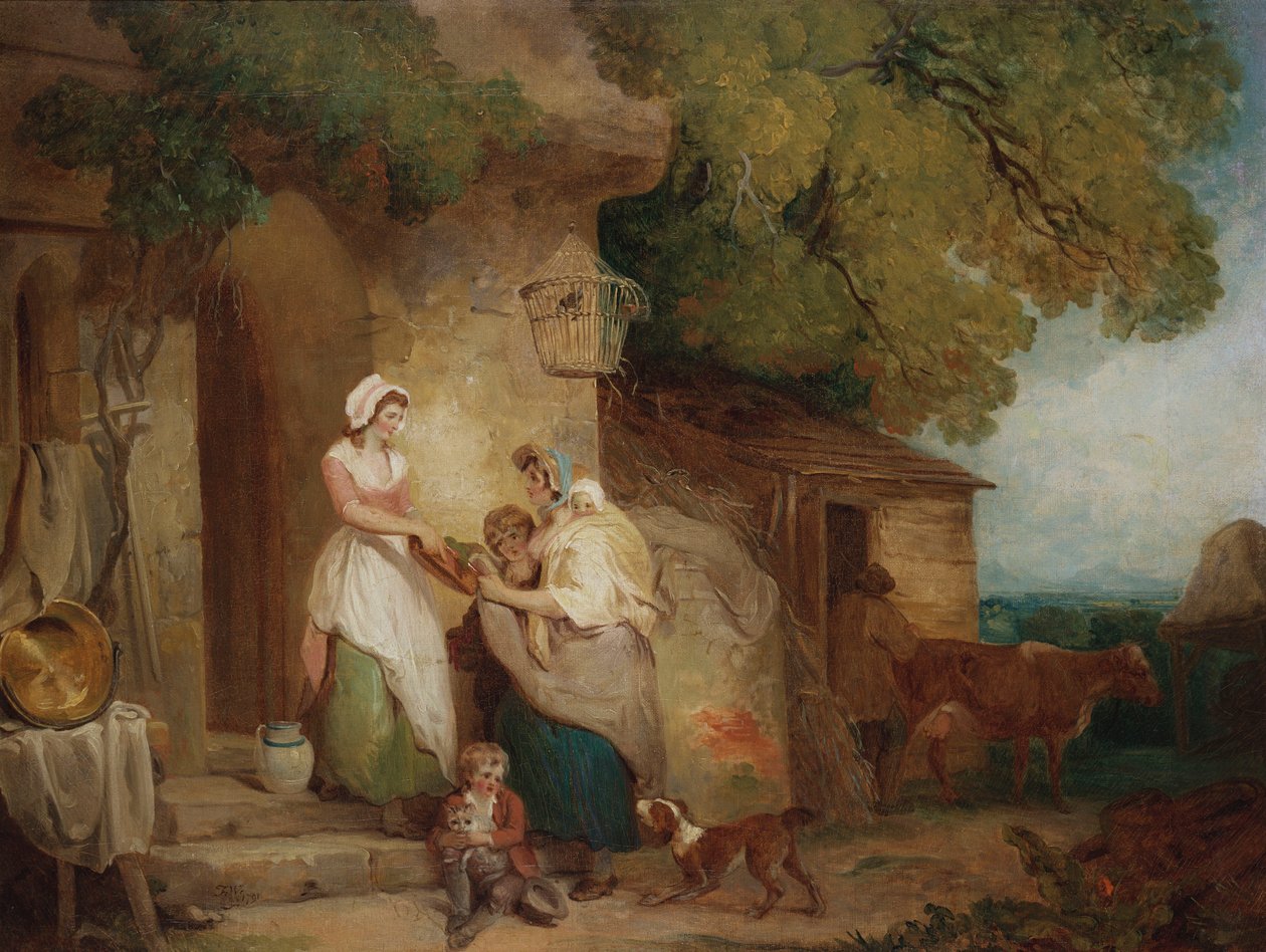 Benevolenza rustica, 1791 da Francis Wheatley