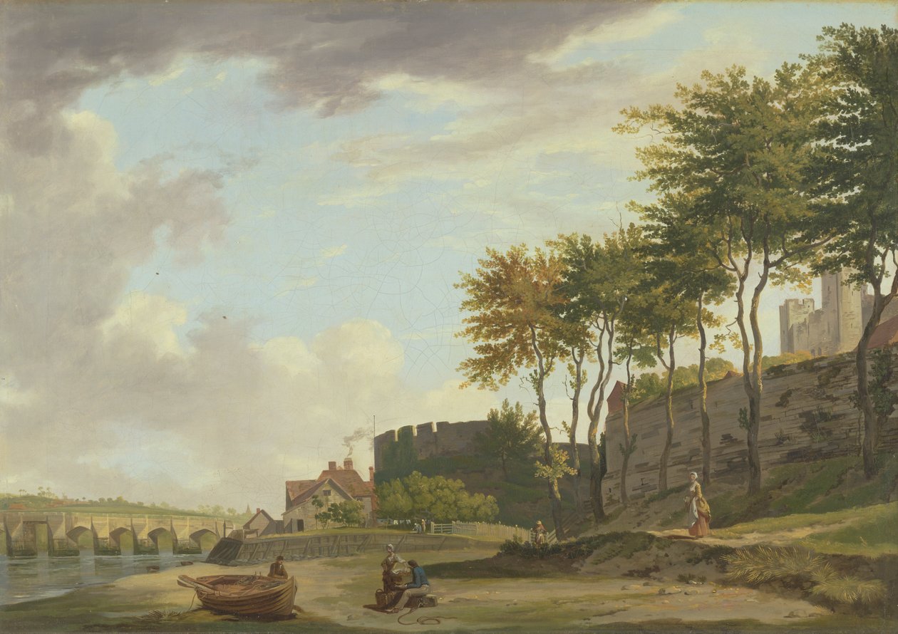 Il Medway a Rochester da Francis Wheatley