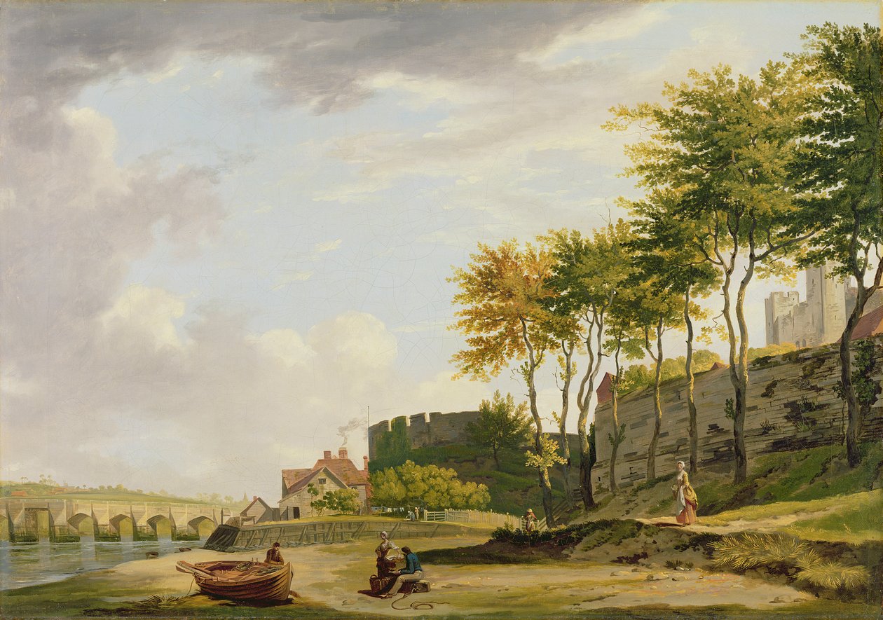 Il Medway a Rochester da Francis Wheatley