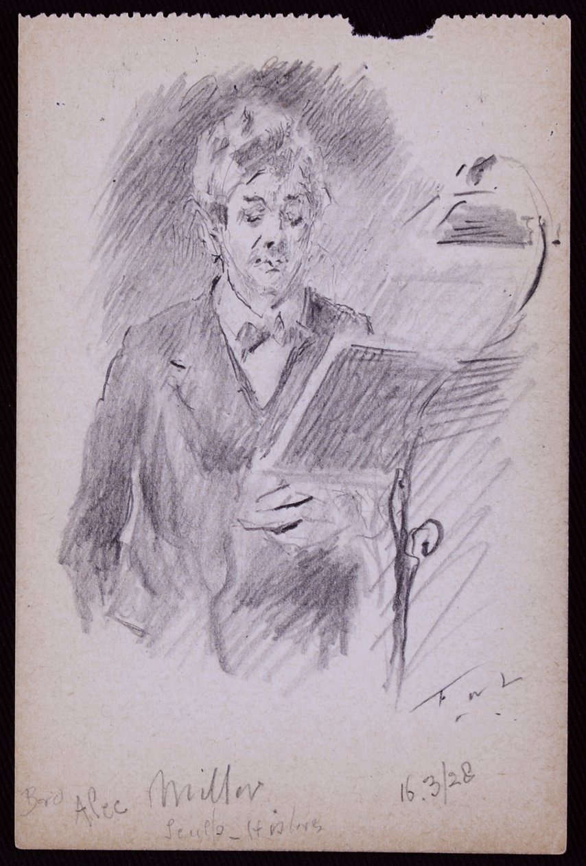 Ritratto di Alec Miller da Francis Wilfred Lawson