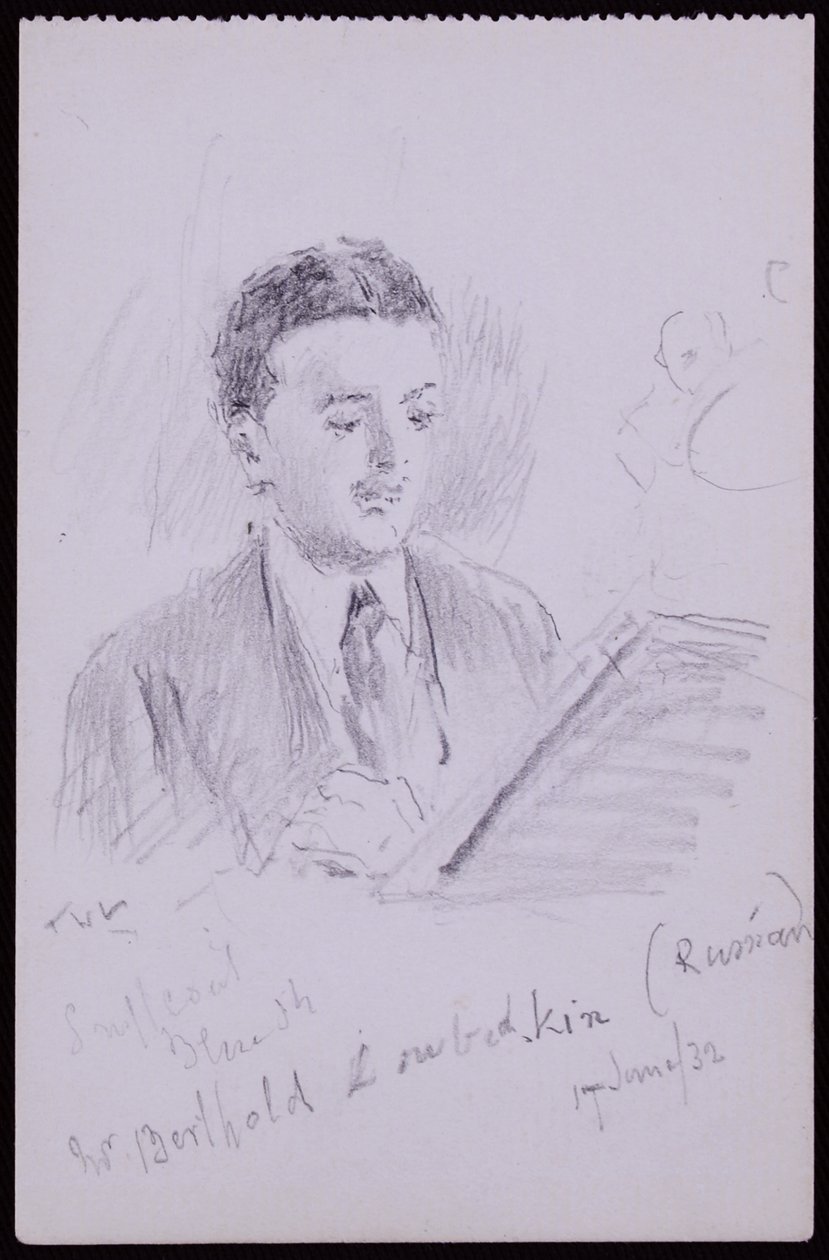 Ritratto di Berthold Lubetkin da Francis Wilfred Lawson