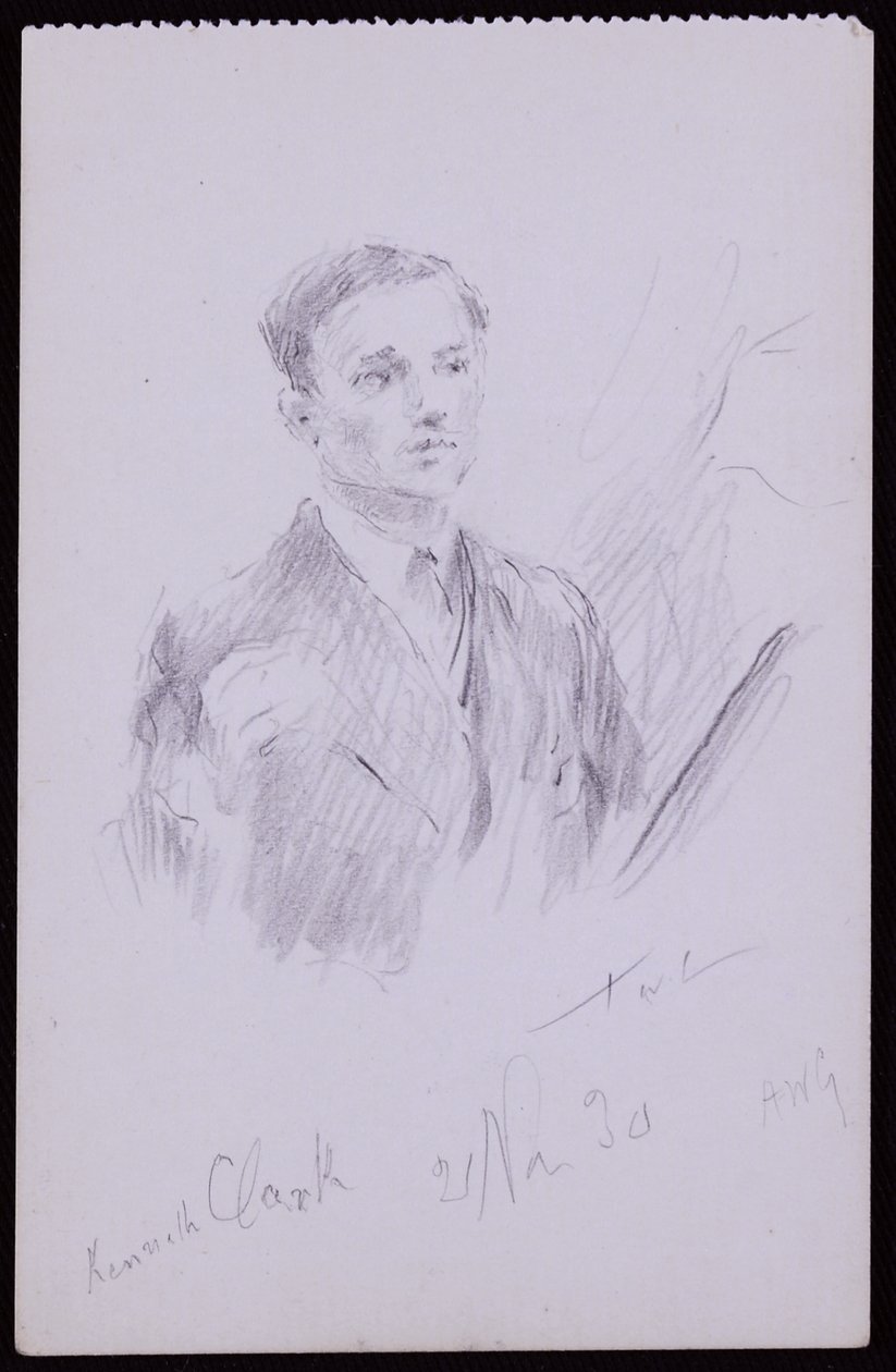 Ritratto di Kenneth Clarke da Francis Wilfred Lawson