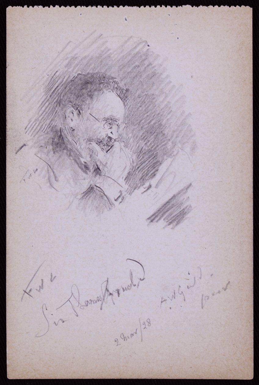 Ritratto di Sir Thomas Arnold da Francis Wilfred Lawson