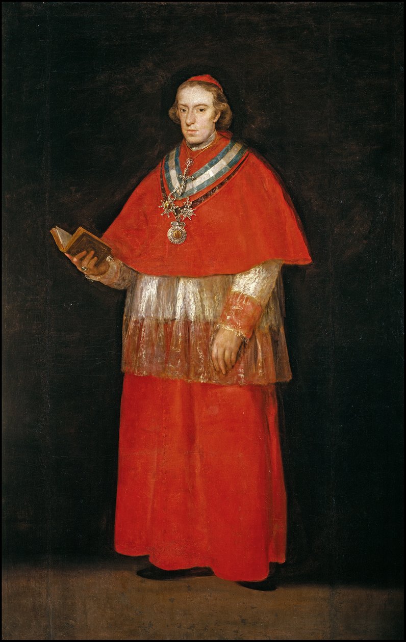 Il cardinale Luis María de Borbón y Vallabriga da Francisco de Goya