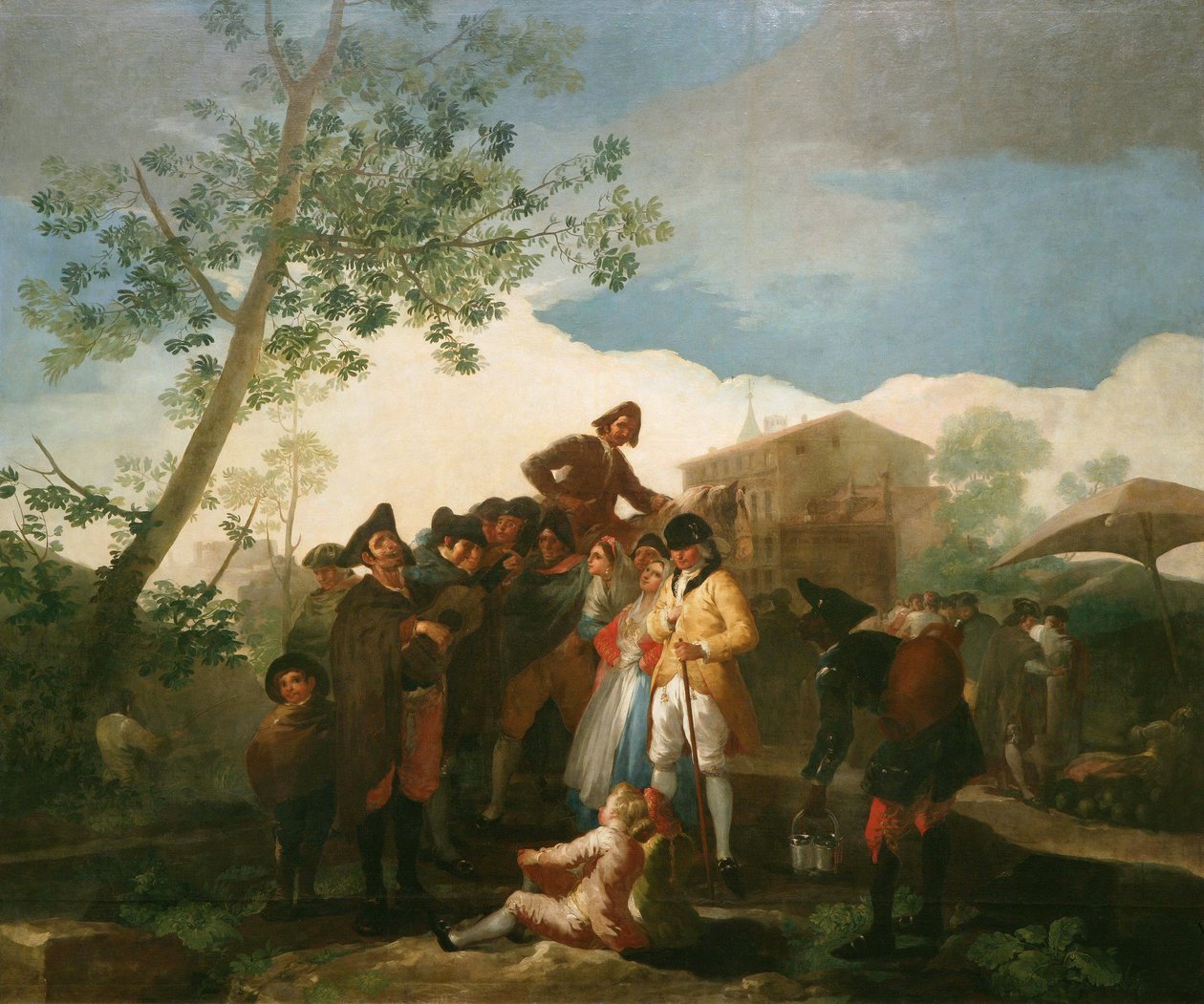 Il chitarrista cieco da Francisco de Goya