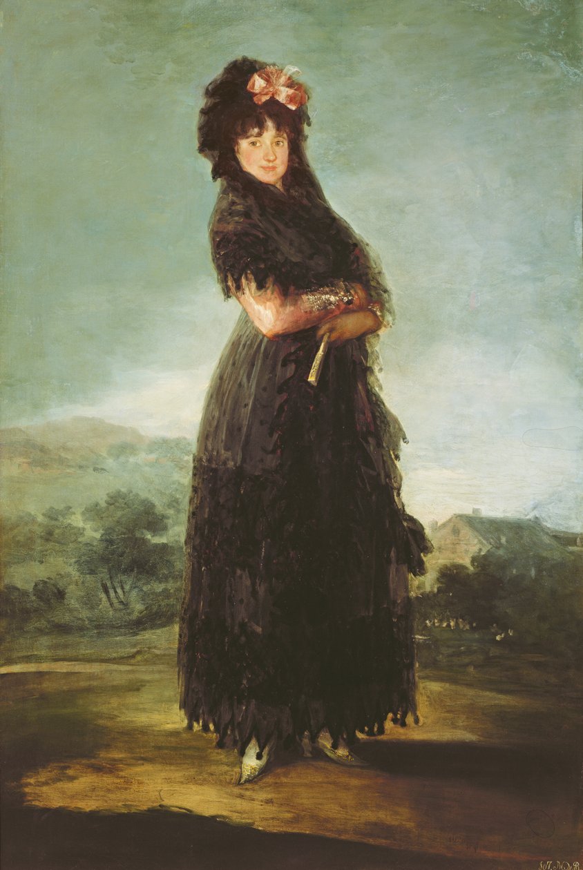 Mariana Waldstein, c.1797-1800 da Francisco de Goya