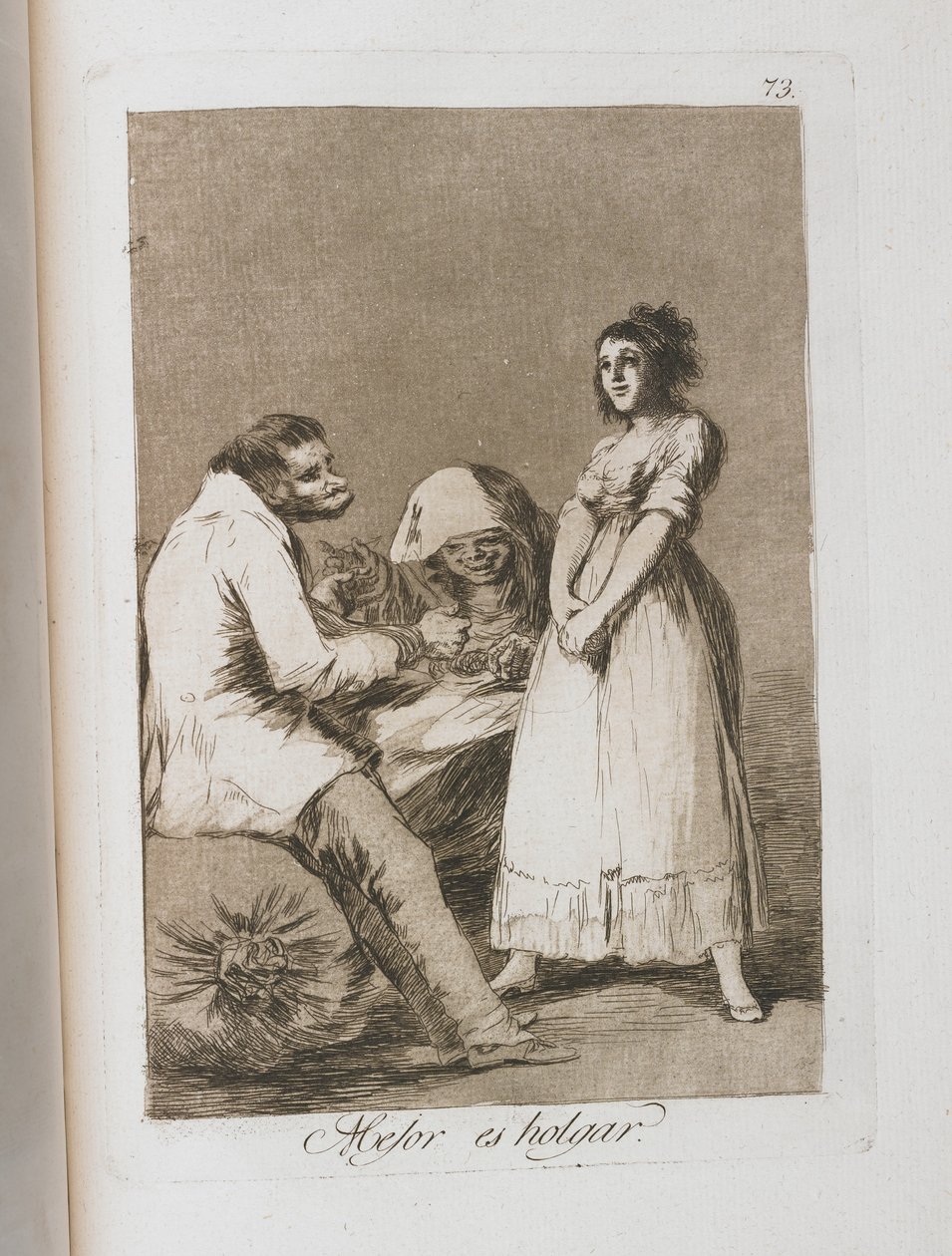 Piatto da Los Caprichos, 1797-1798 da Francisco de Goya