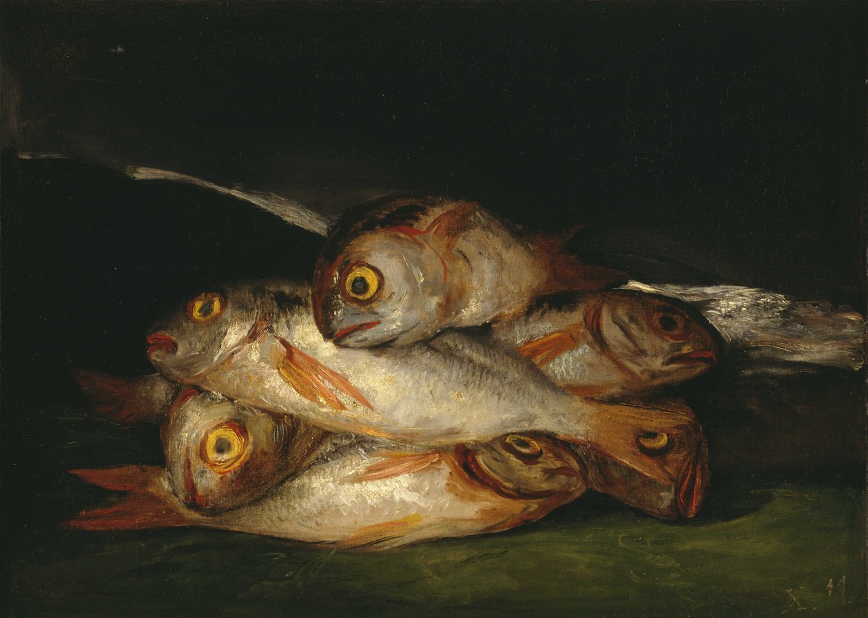 Natura morta con orata dorata da Francisco de Goya
