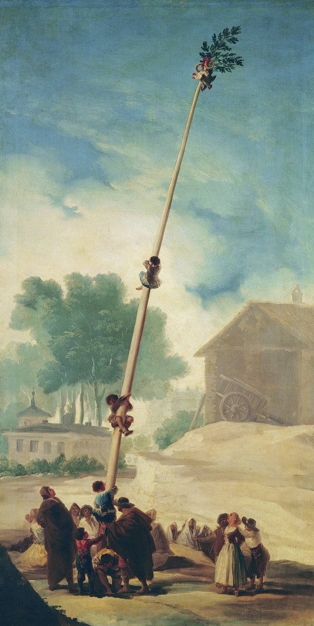 Il palo unto, 1787 da Francisco de Goya