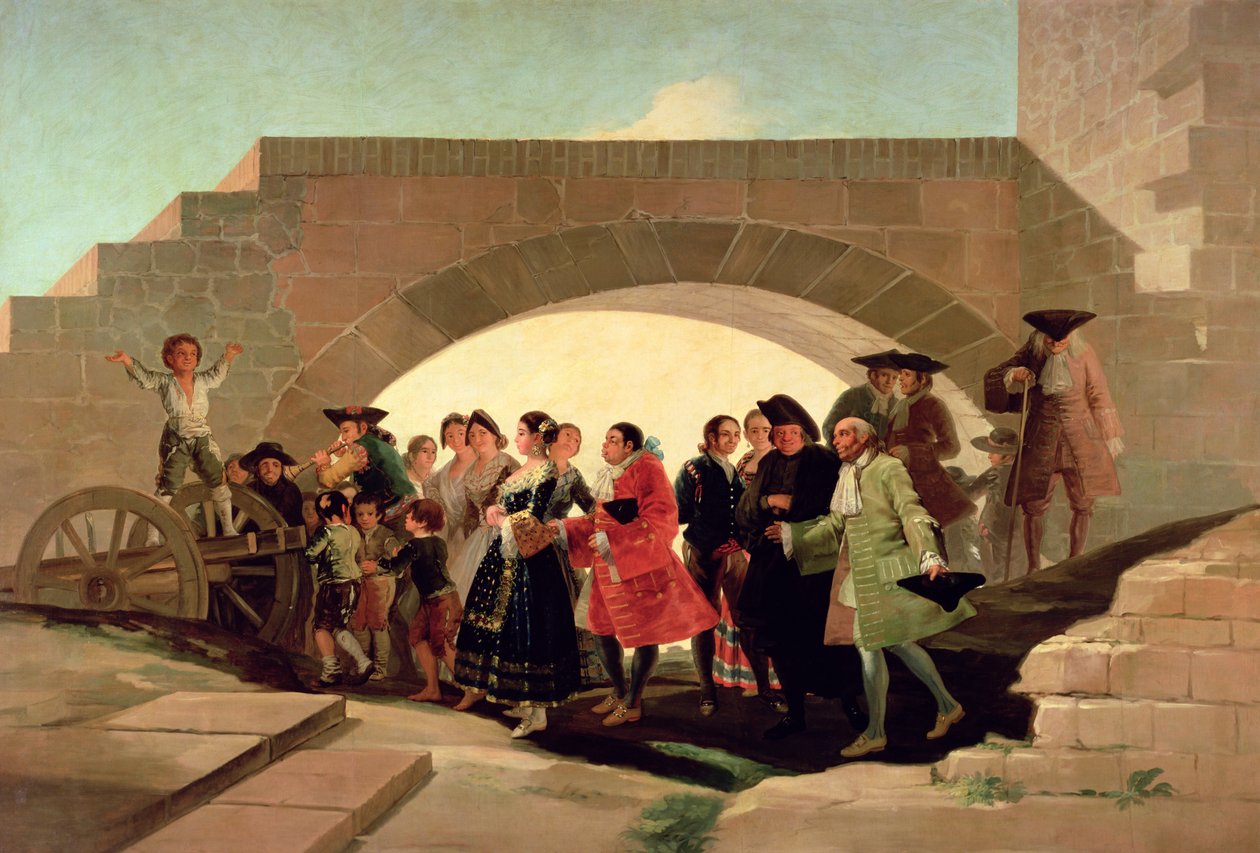 Il matrimonio, 1791-92 da Francisco de Goya