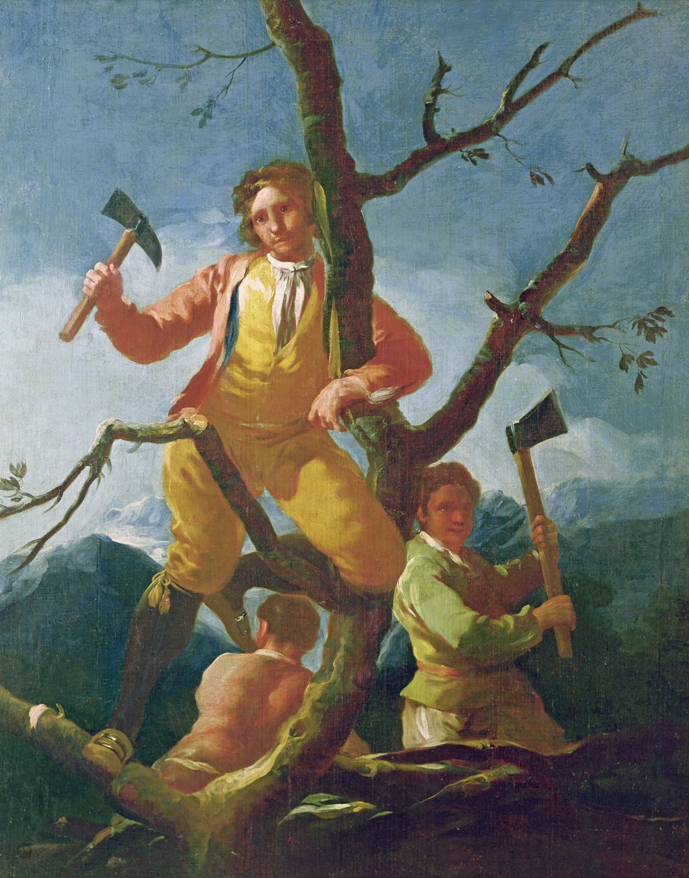 I taglialegna, 1779 da Francisco de Goya