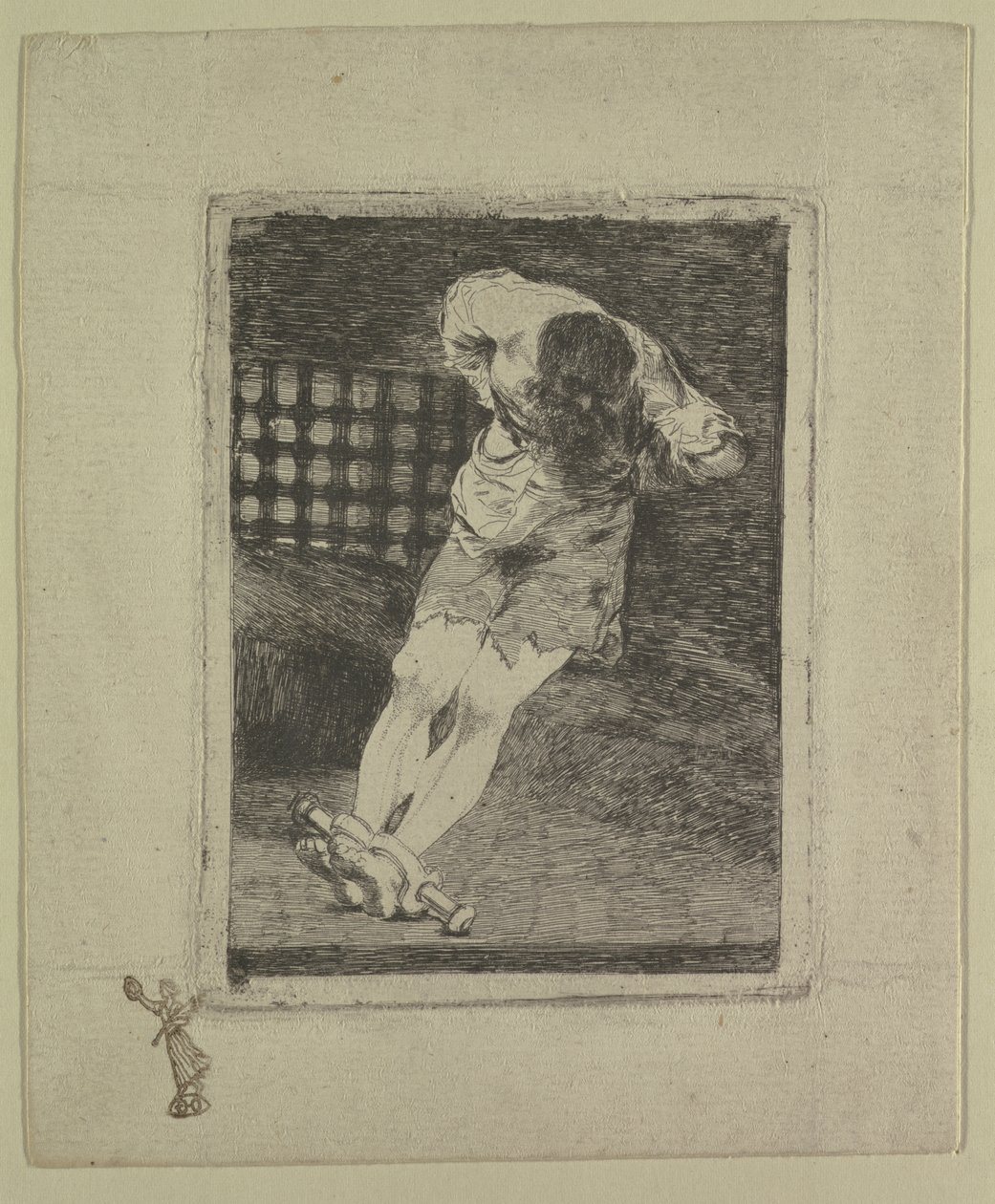 La sicurezza di un imputato non richiede tormento, c.1810-20 da Francisco de Goya