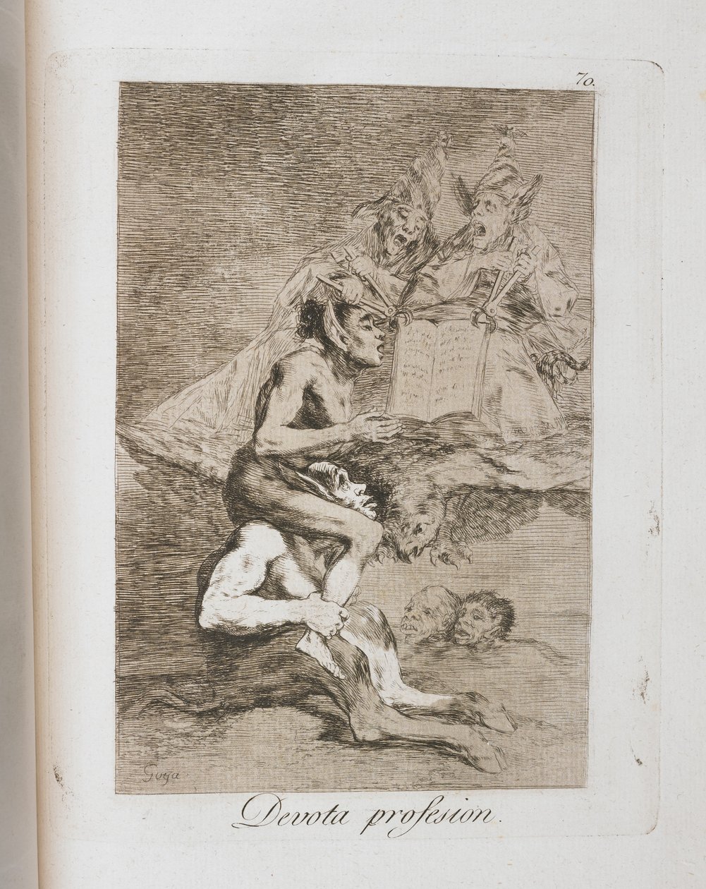 Tavola da Los Caprichos da Francisco de Goya