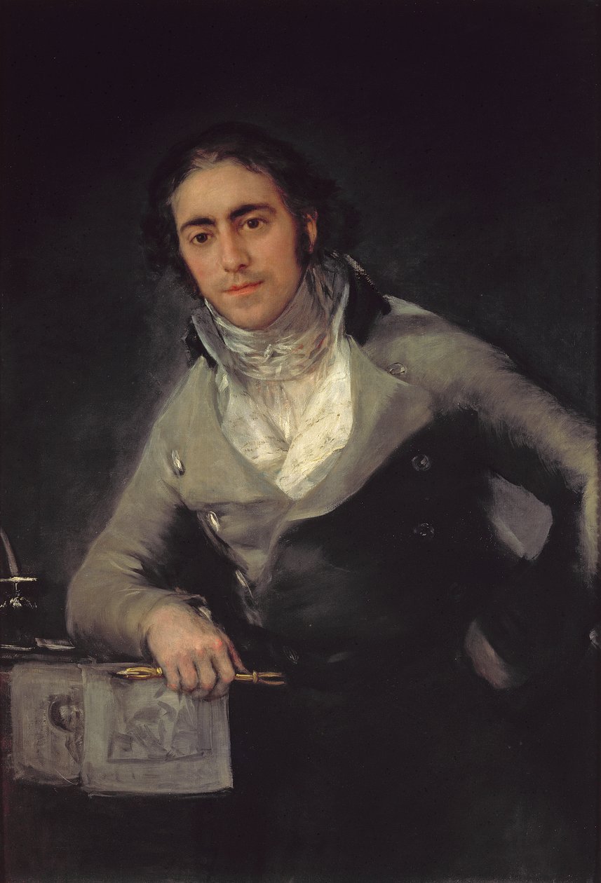 Ritratto di un uomo presunto essere Don Evaristo Perez de Castro da Francisco de Goya