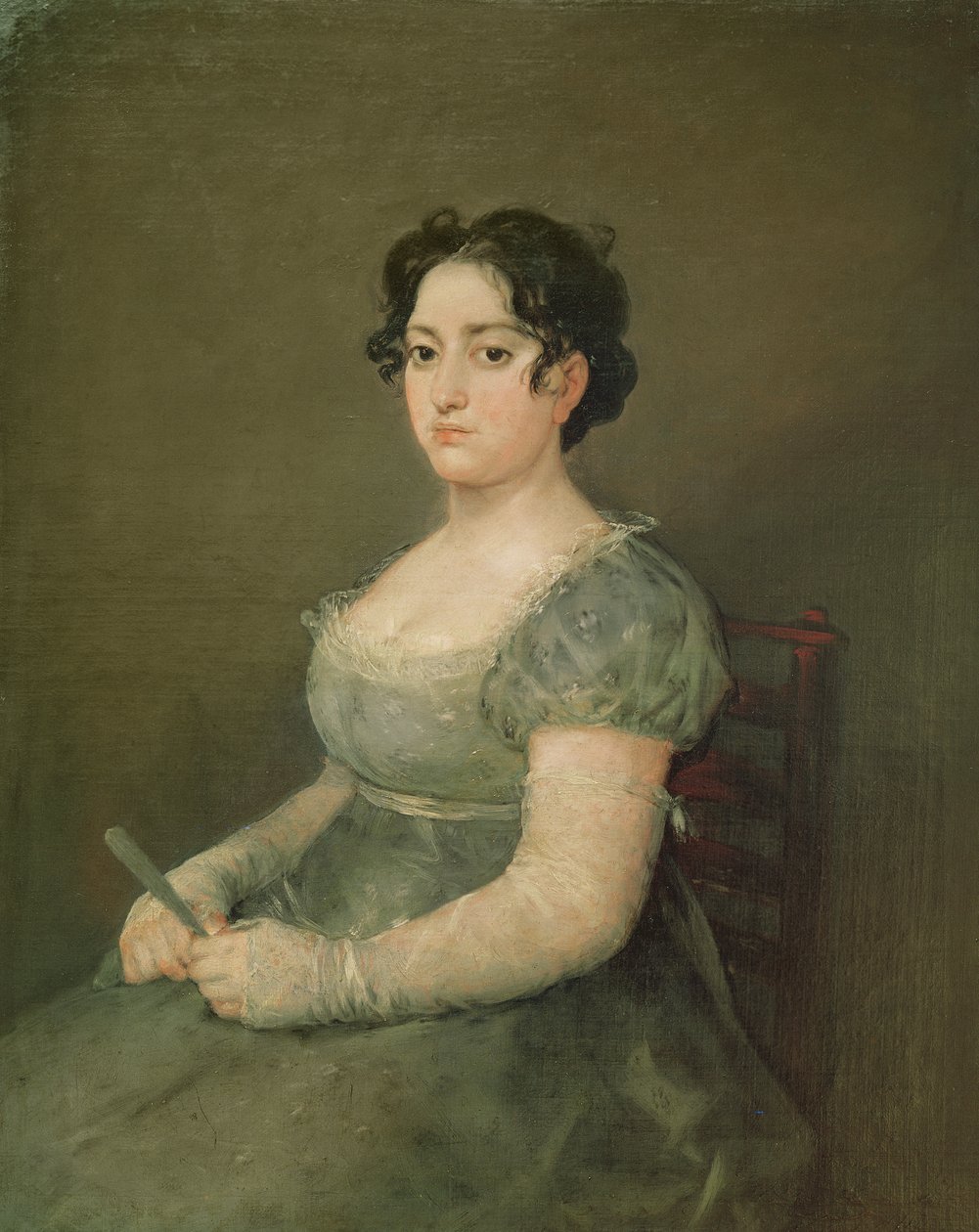 Donna con Ventaglio, c.1805-06 da Francisco de Goya