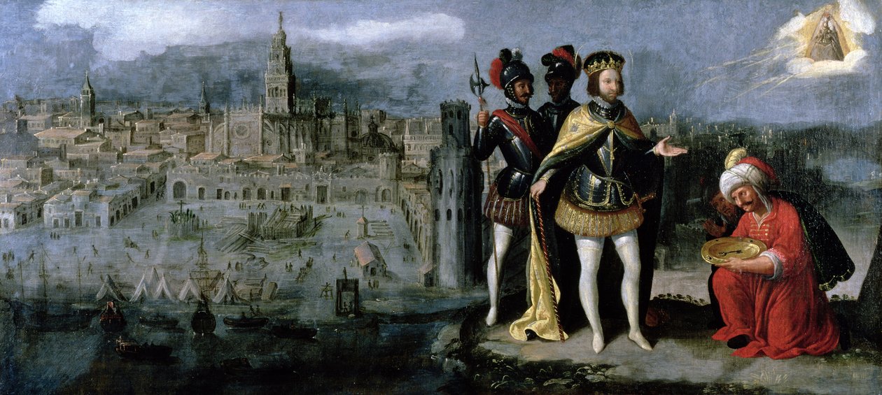Cattura di Siviglia da parte di Ferdinando III da Francisco Pacheco