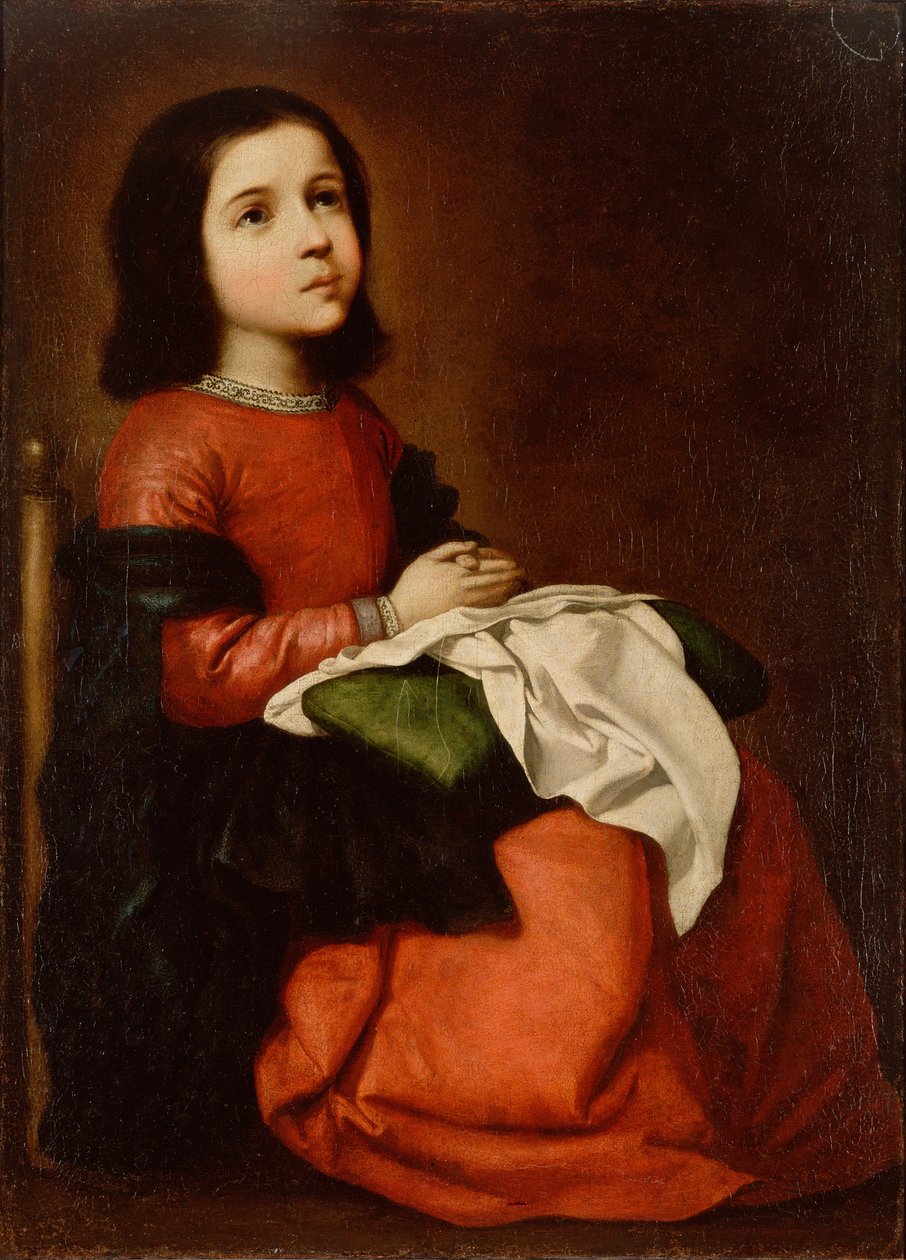 Infanzia della Vergine da Francisco de Zurbaran