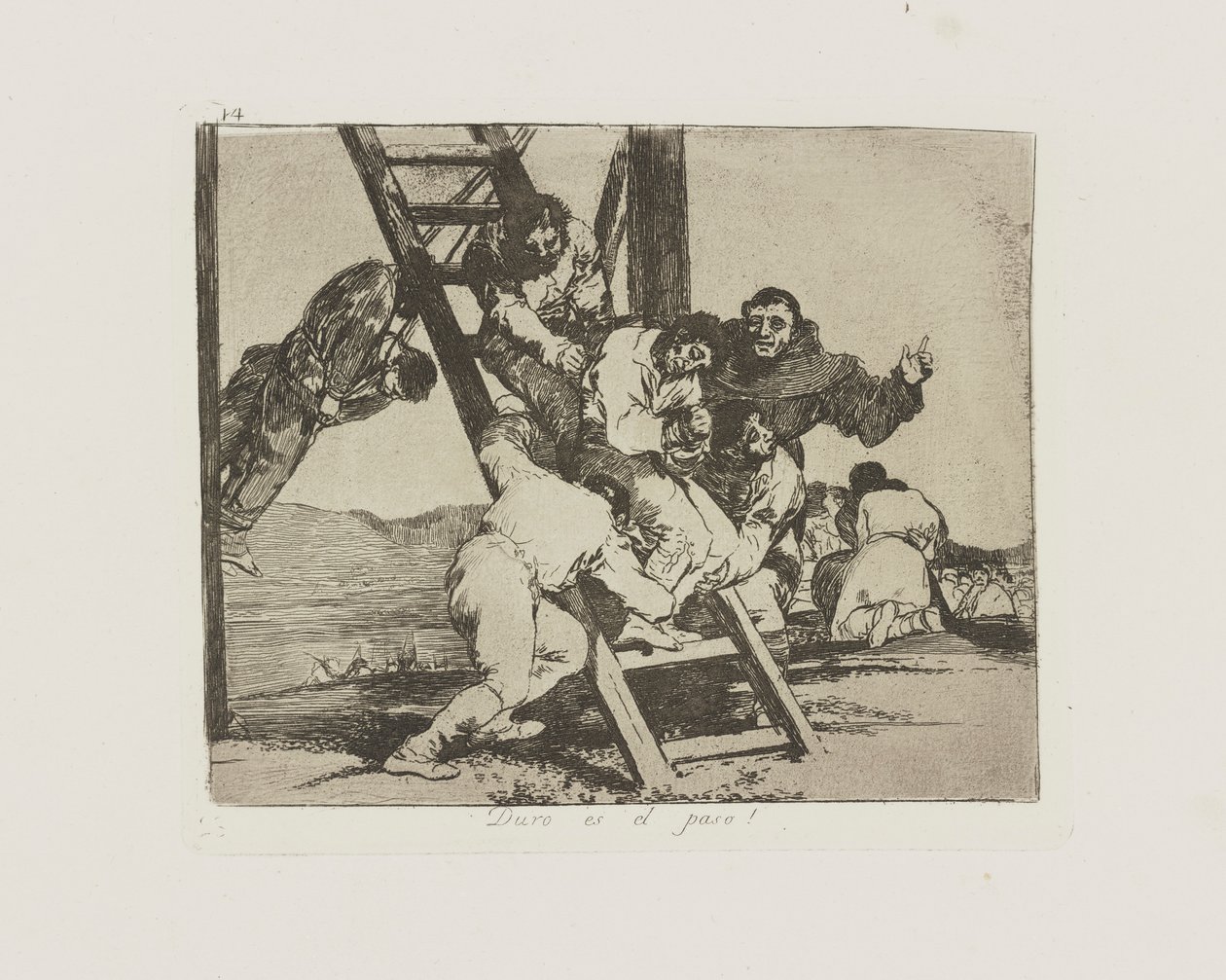 Duro è il passo! da Francisco de Goya