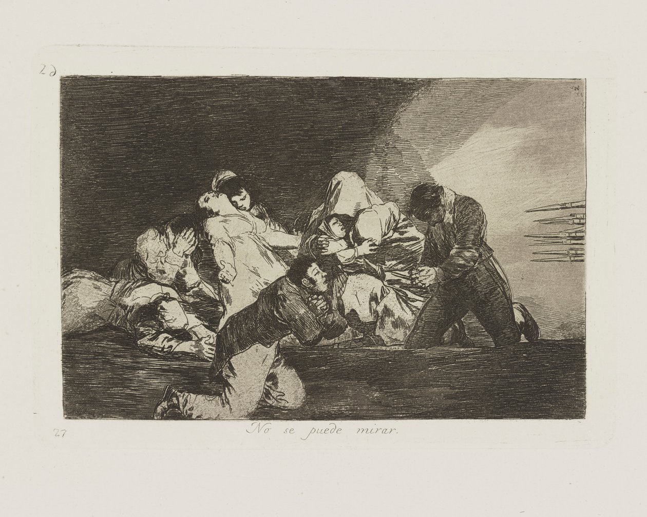 No se puede mirar da Francisco de Goya