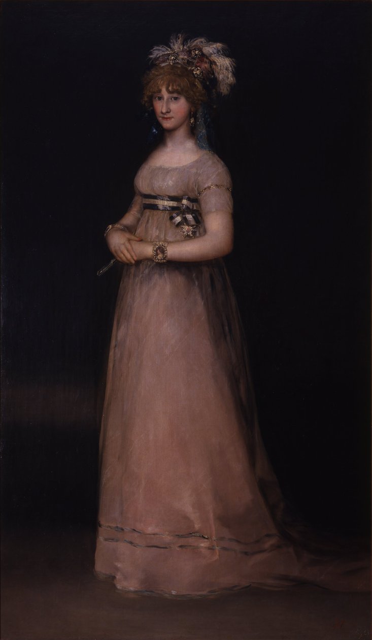 Ritratto della contessa di Chinchón da Francisco de Goya