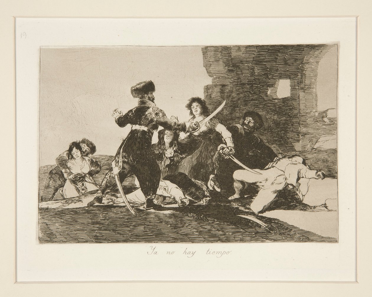 Ya no hay tiempo da Francisco de Goya