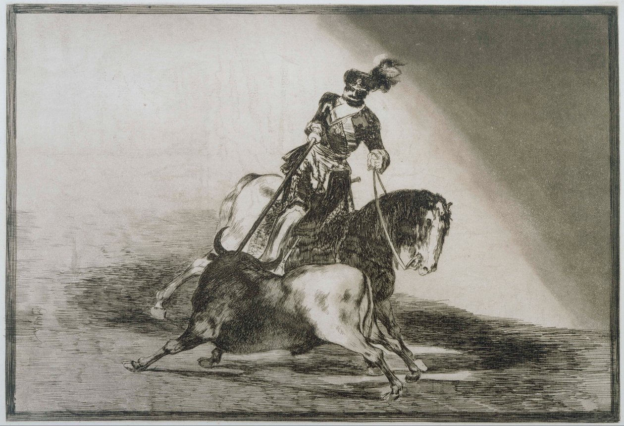 Carlo V Lanciando un Toro da Francisco de Goya