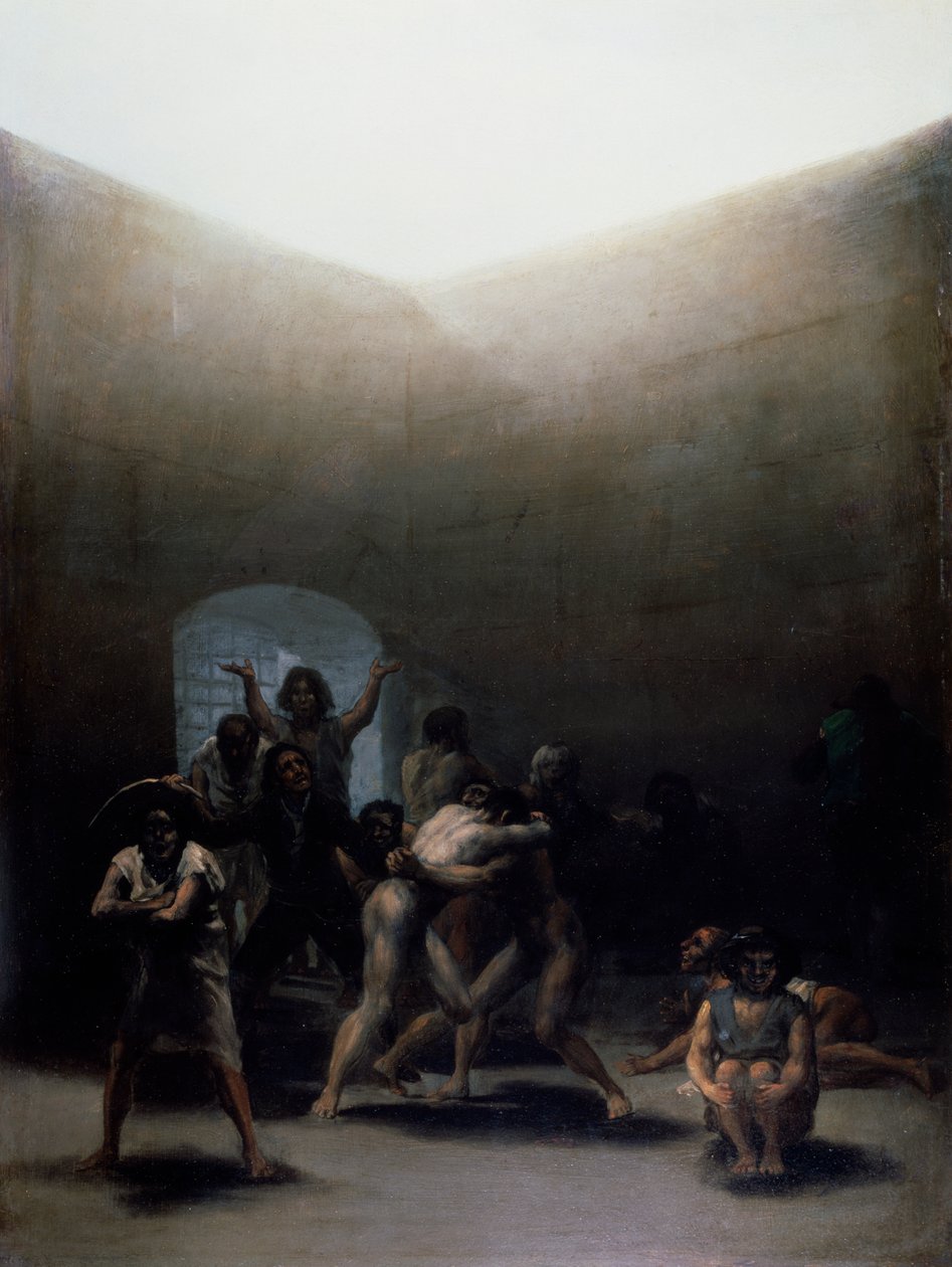 Cortile con Pazzi da Francisco Jose de Goya y Lucientes