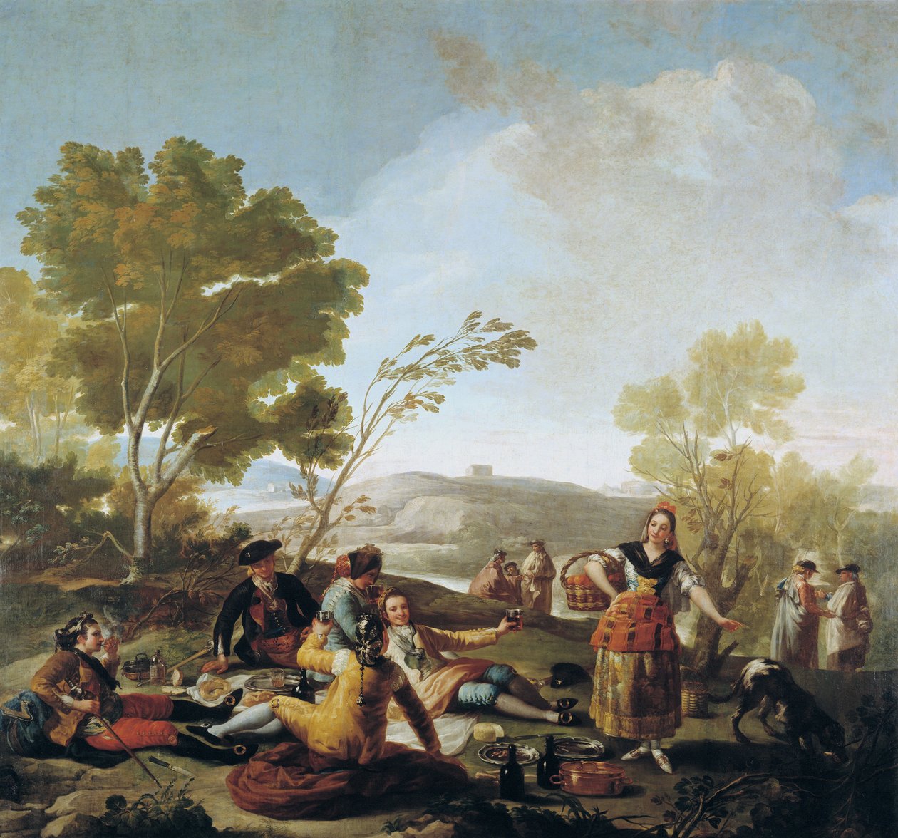 Un picnic, 1776 da Francisco de Goya