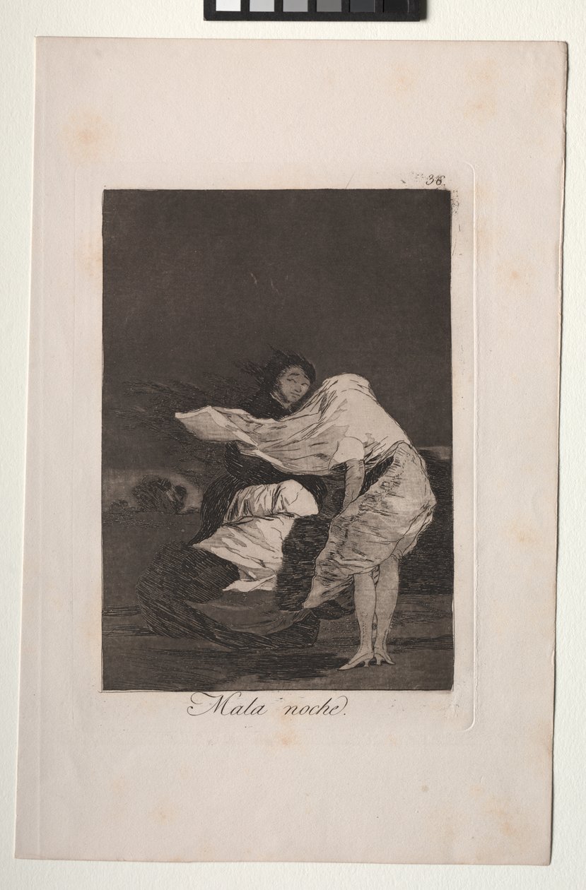 Caprichos: Una brutta notte da Francisco de Goya
