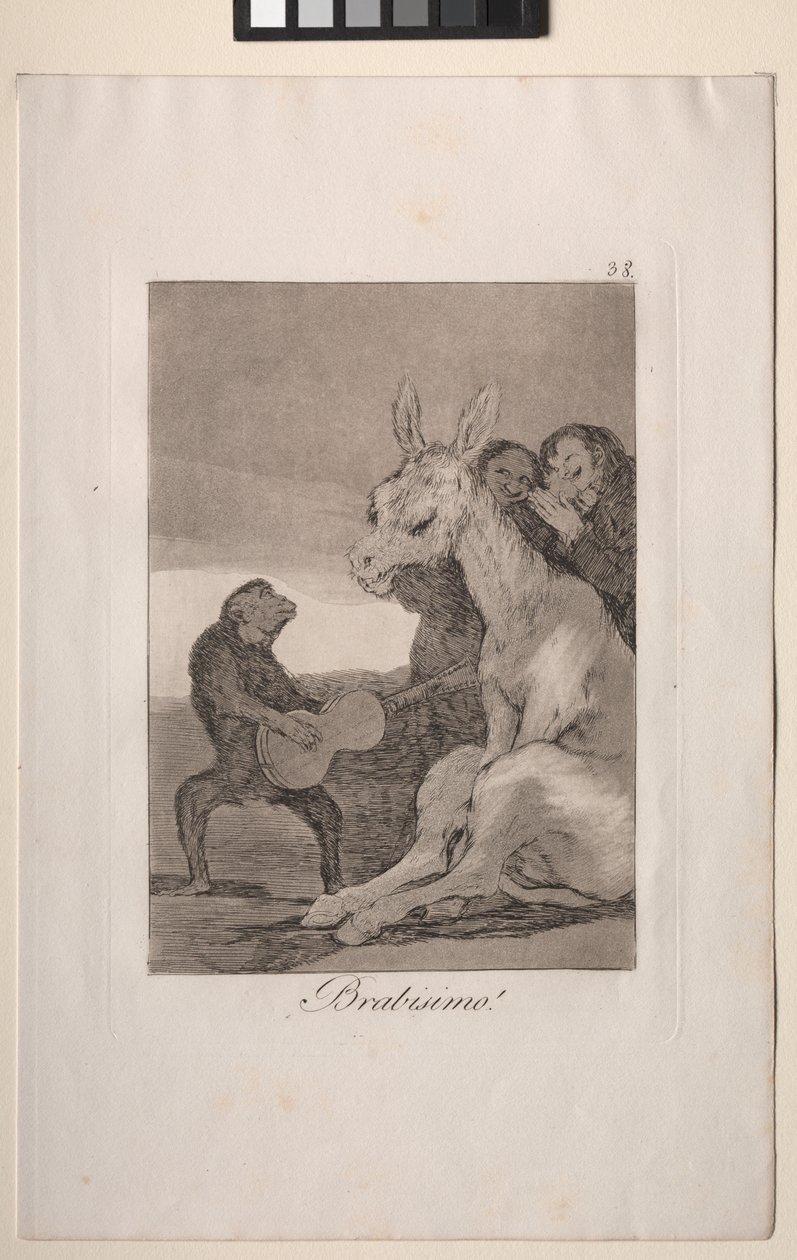 Caprichos: Bravo! da Francisco de Goya