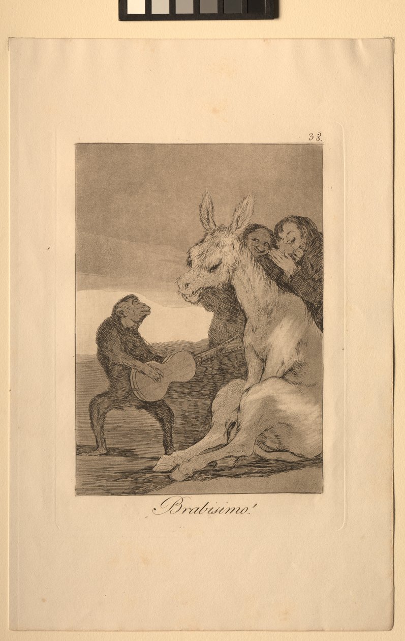 Caprichos: Bravo! da Francisco de Goya